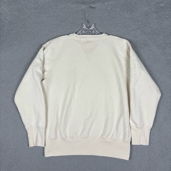 Levis Vintage LVC Bay Meadows Sweatshirt Men’s Medium Ivory Double V Heart Patch - Picture 2 of 10
